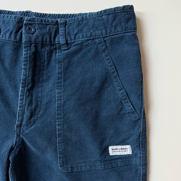Banks Journal Men's Big Bear Corduroy Insignia Blue Walk Shorts - 7” - Size 30 - Picture 8 of 13